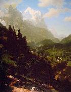 Albert Bierstadt The  Wetterhorn Sweden oil painting artist
